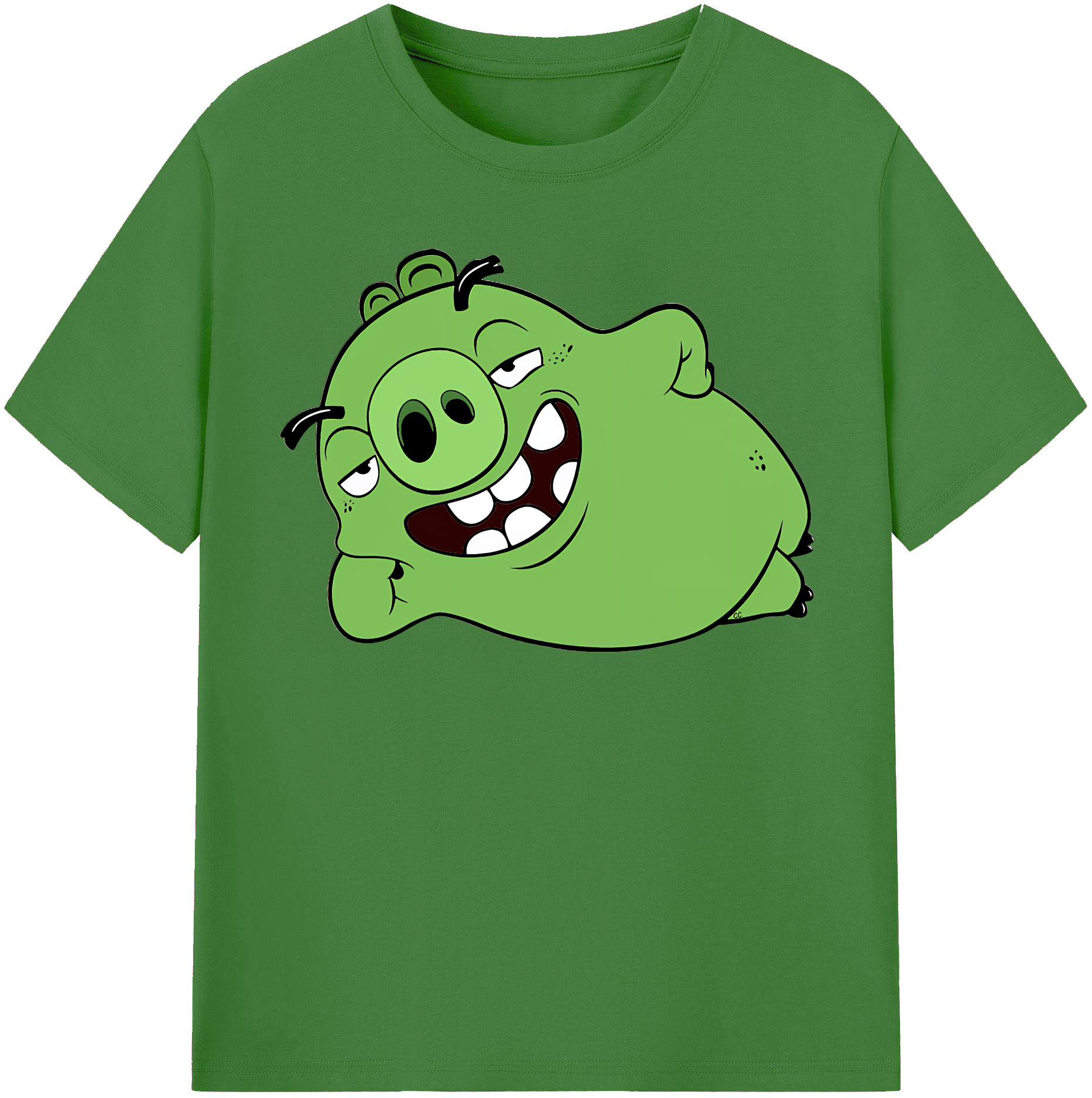 （画像用） Angry Birds アングリーバード レディースカジュアルプリントTシャツ（綿100％）